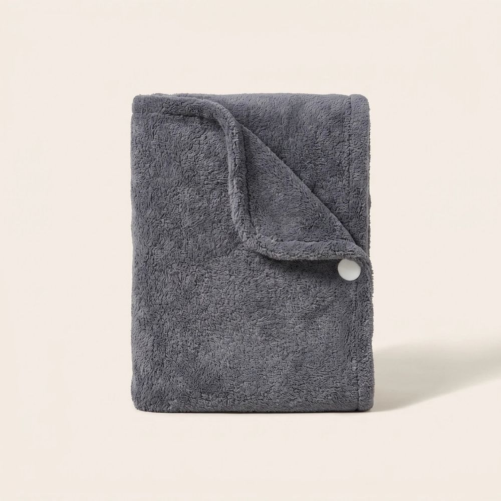 Thick Velvet Microfiber Hair Towel Wrap