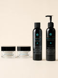 RemeVerse Original Skin-Perfecting System cleanser, creams, serum, and body treatment