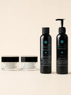 RemeVerse Original Skin-Perfecting System cleanser, creams, serum, and body treatment